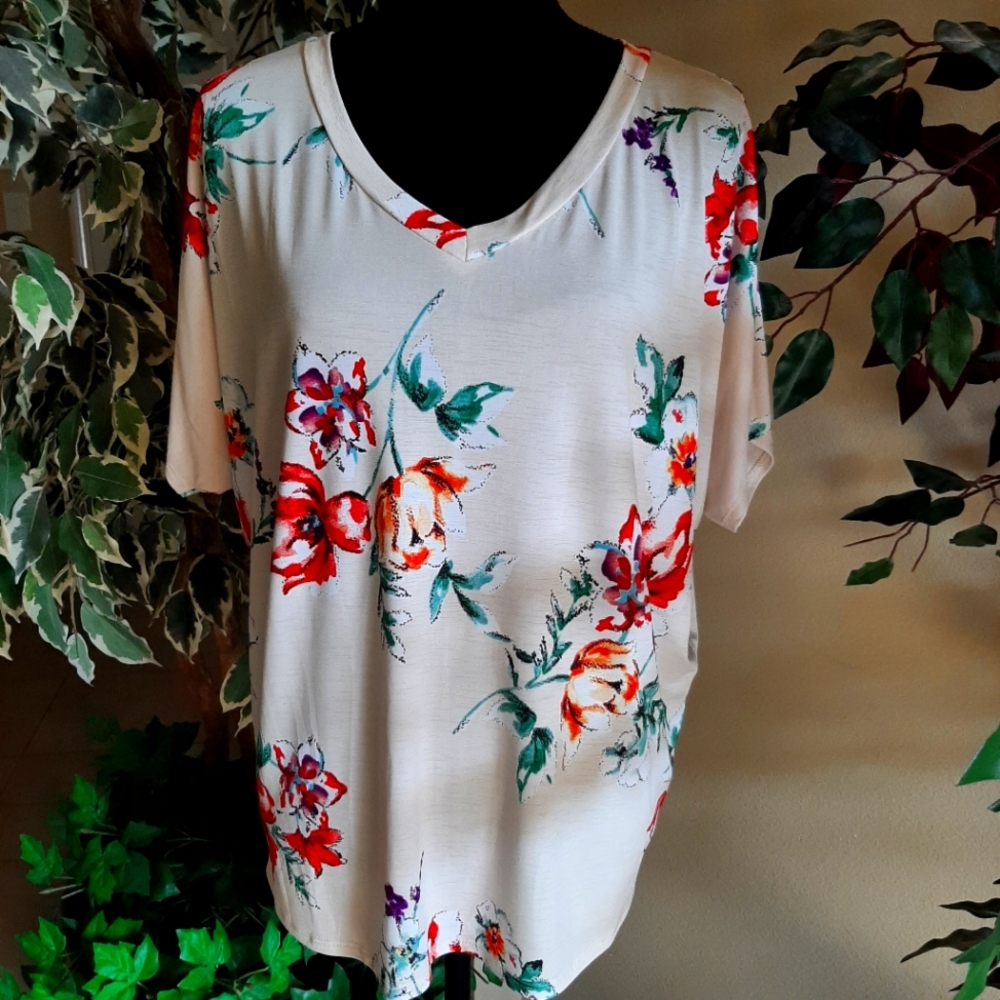 Honeyme  Take Me To Paradise Top, Size:Small